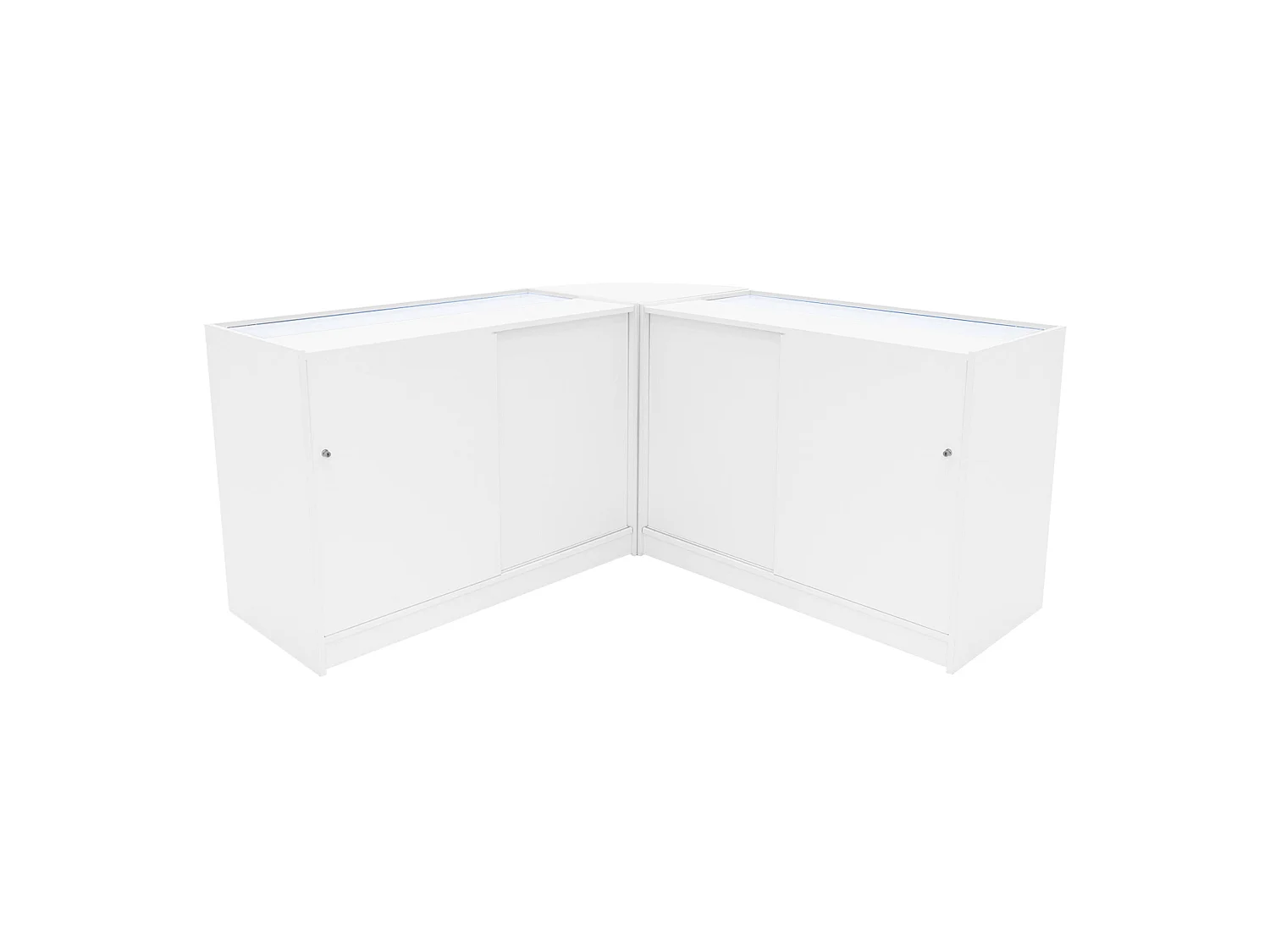 Zestaw oświetlenia sklepowego Adonis LED B1200, C1200 i CM60 – biały
