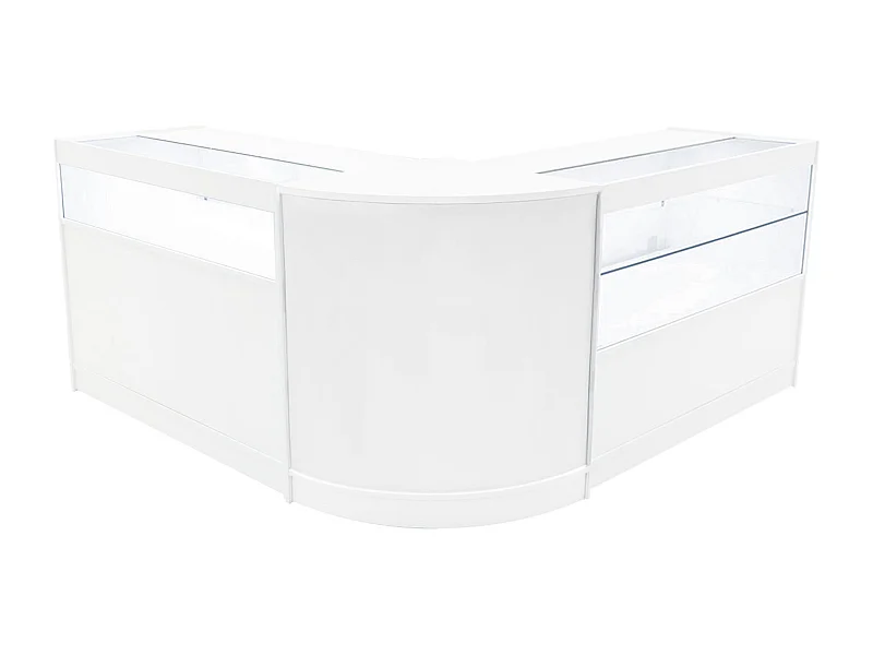 Adonis LED Winkel Toonbank Set B1200, C1200 & CM60 - Wit