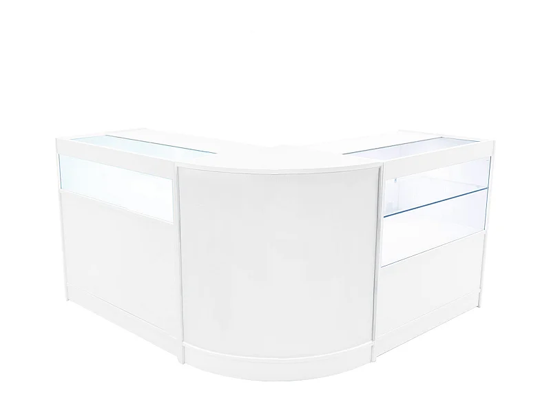 Adonis LED Winkel Toonbank Set B900, C900 & CM60 - Wit