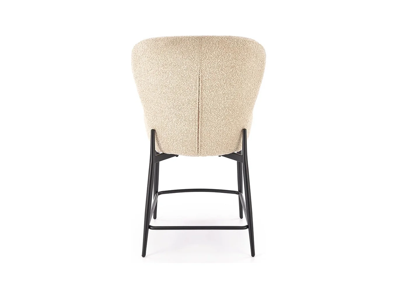 Sedia da bar H126/rivestimento in tessuto-Bouclé/Beige