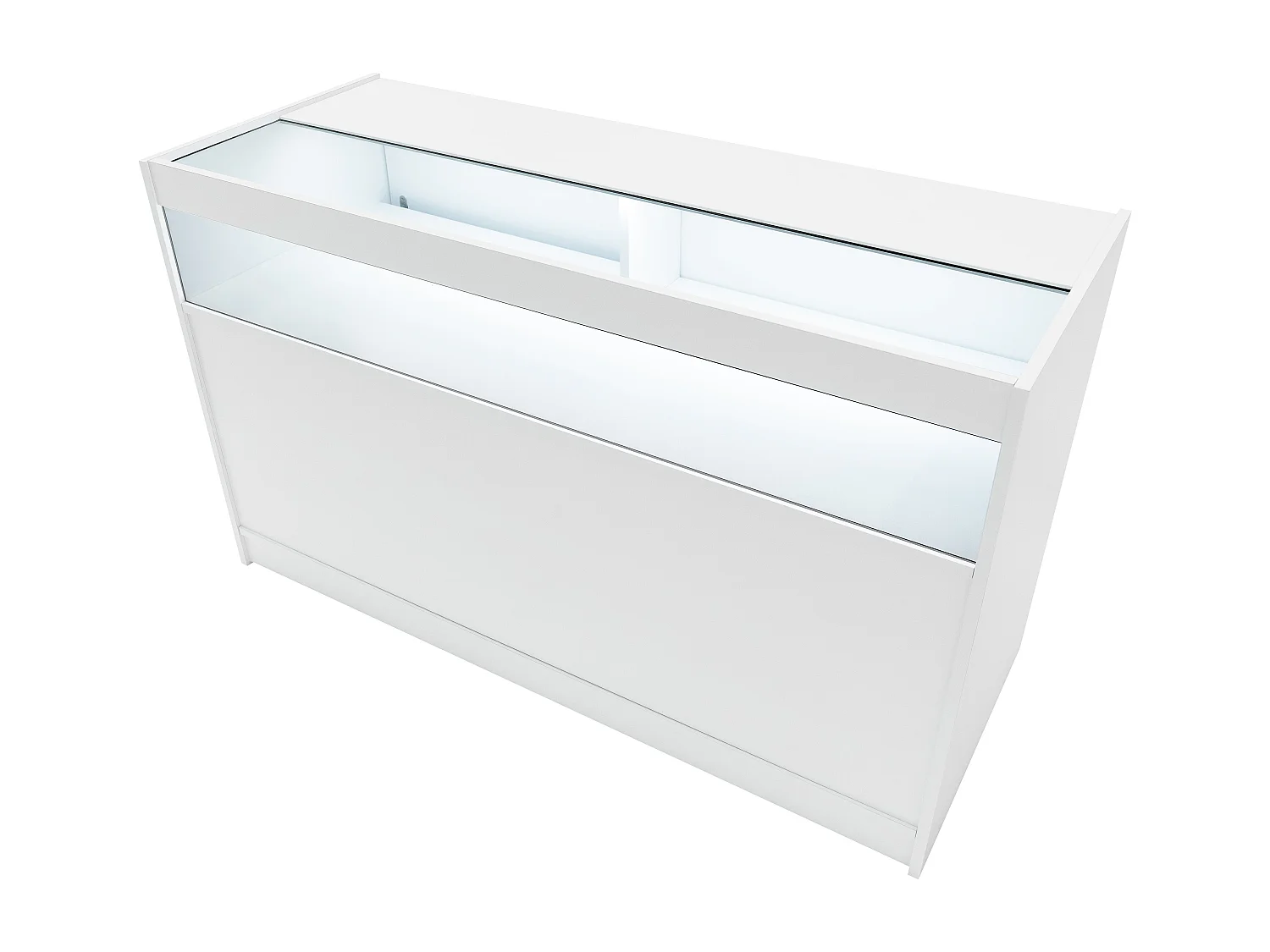 Adonis LED Ladentheke Set CM60 + B1500 + C1500 – Weiß