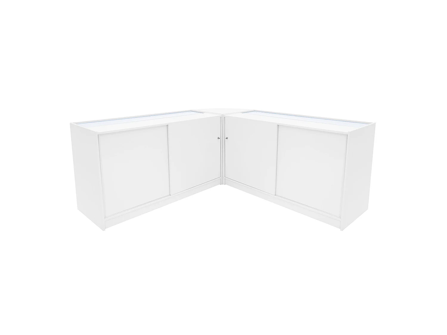 Sada LED pultov Adonis pre predajne B1500, C1500 a CM60 - biela