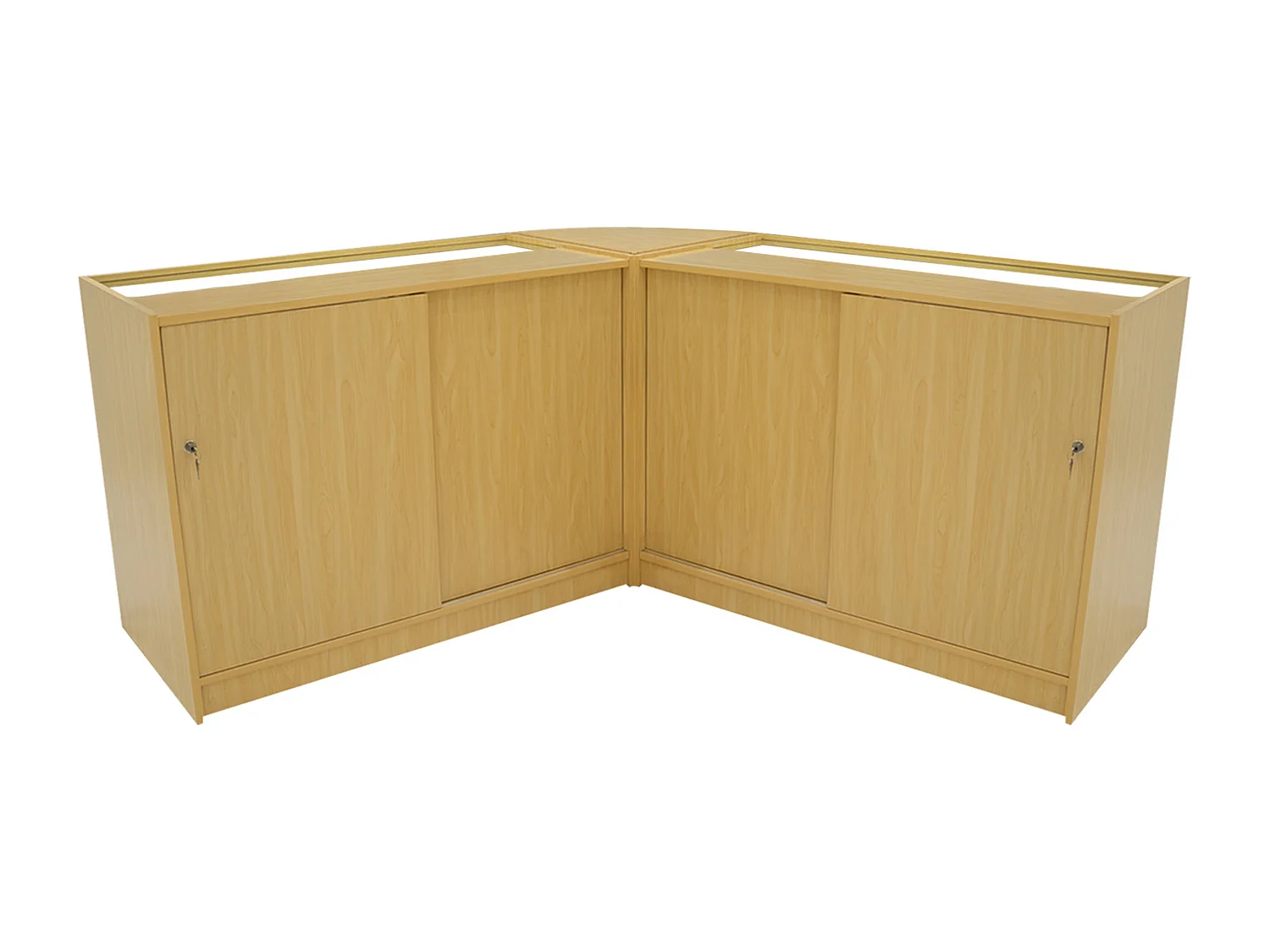 Adonis LED Winkel Toonbank Set B1200, C1200 & CM60 - Esdoorn