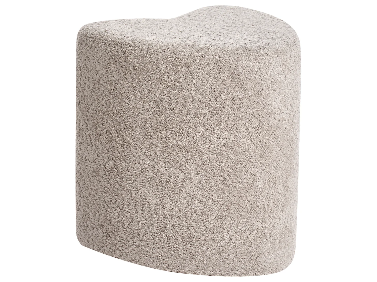 Pouffe SCOTIA Chenille Light Brown