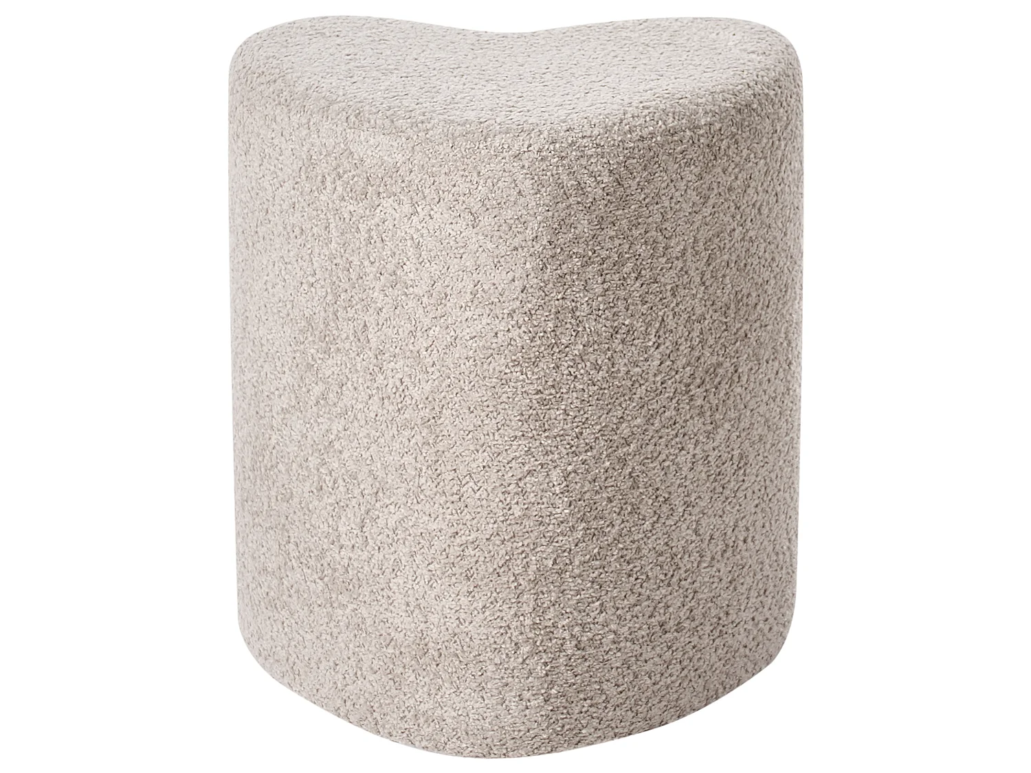 Pouffe SCOTIA Chenille Light Brown