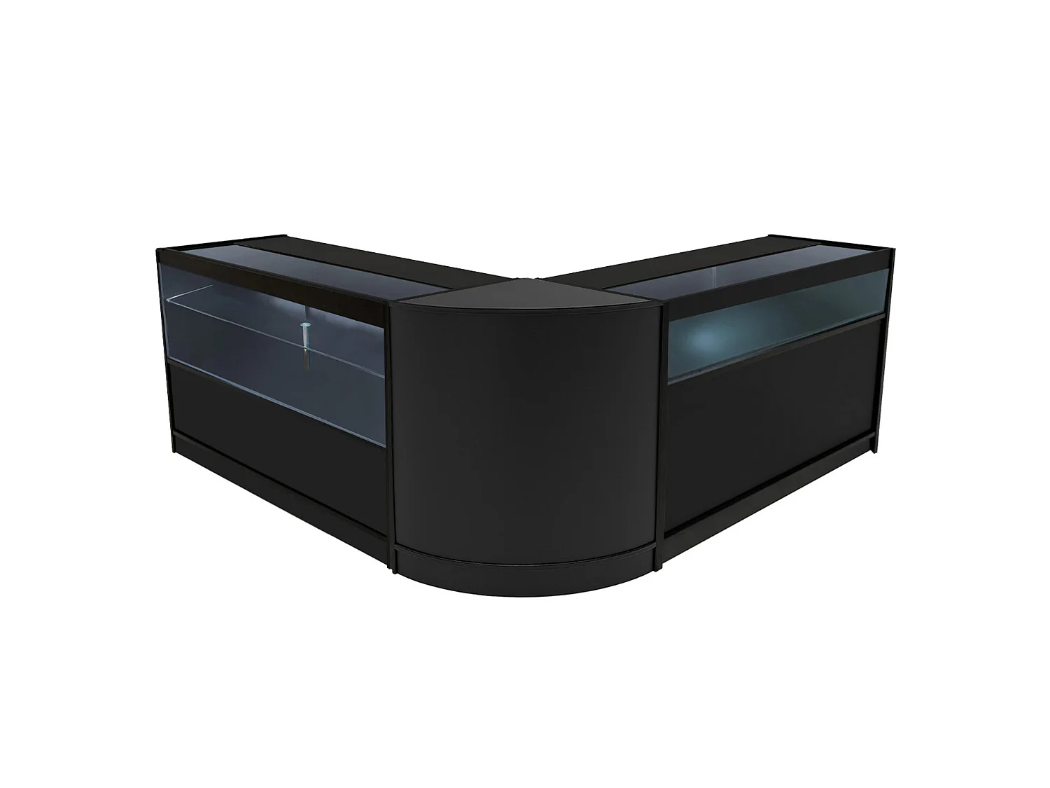 Zestaw oświetlenia sklepowego Adonis LED B1500, C1500 i CM60 – czarny