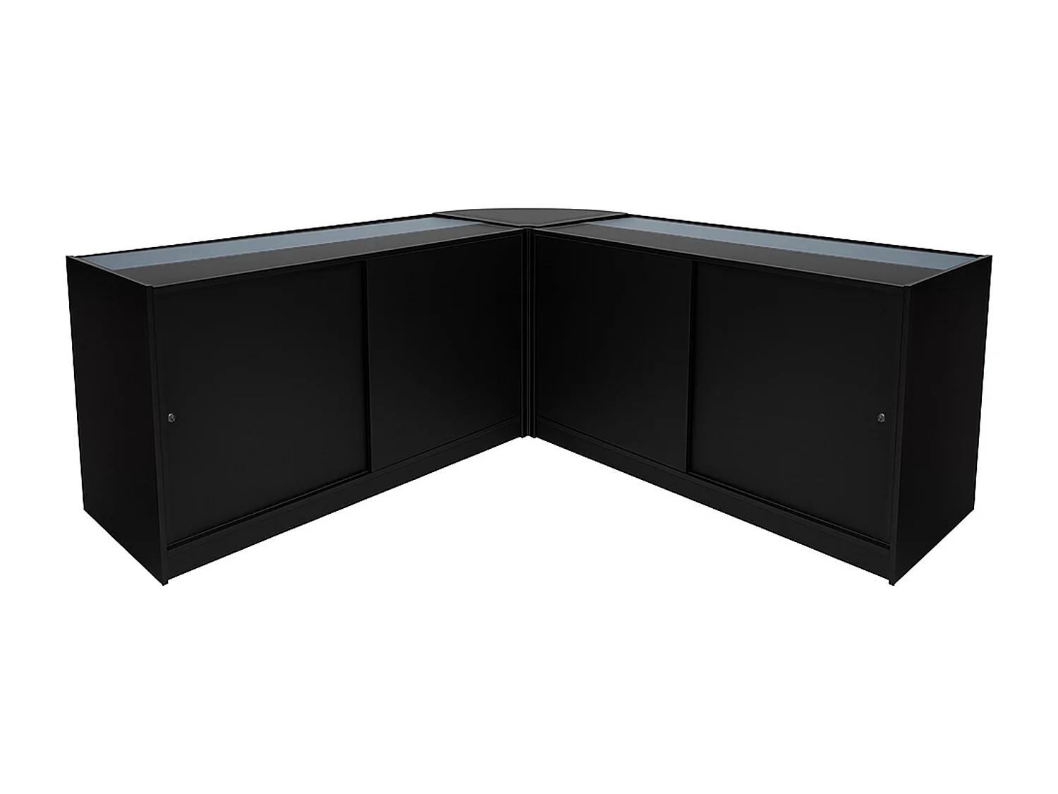 Zestaw oświetlenia sklepowego Adonis LED B1500, C1500 i CM60 – czarny