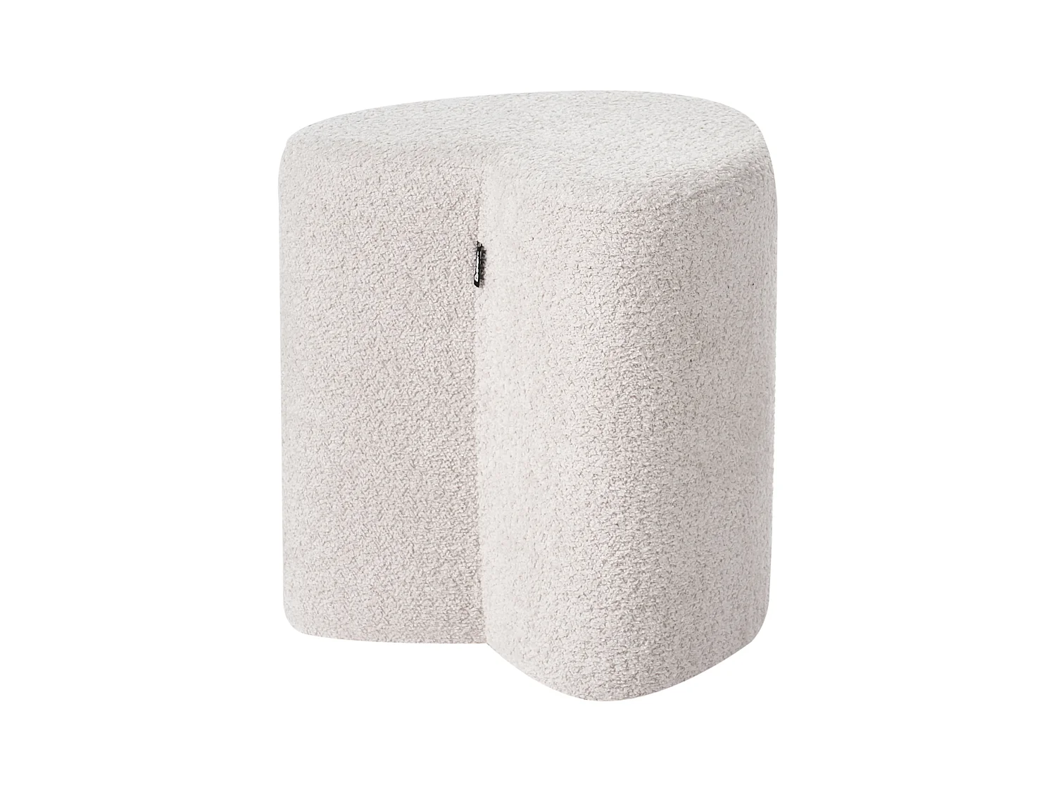 Pouf SCOTIA Tissu chenille Beige