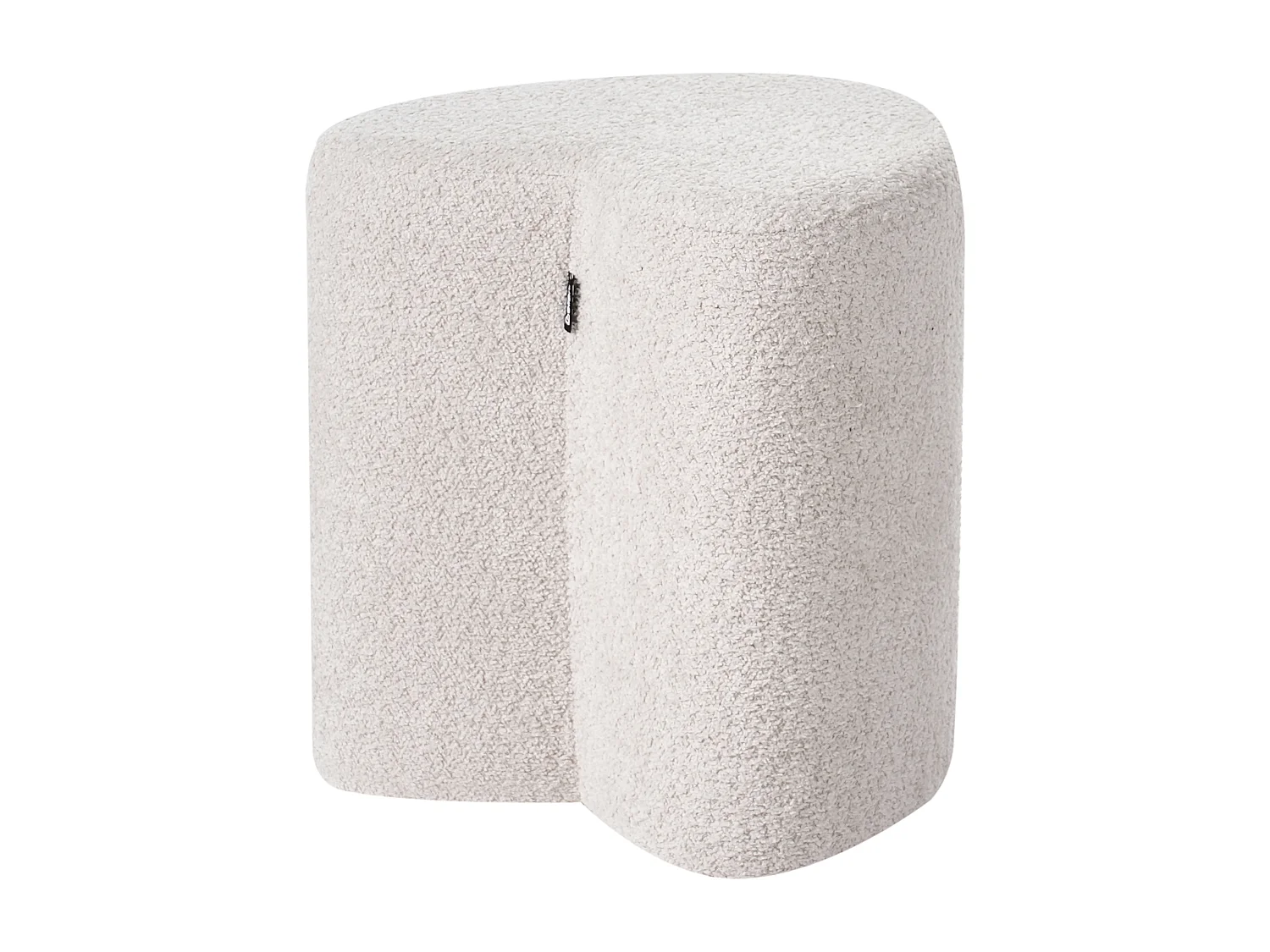 Pouf SCOTIA Tissu chenille Beige