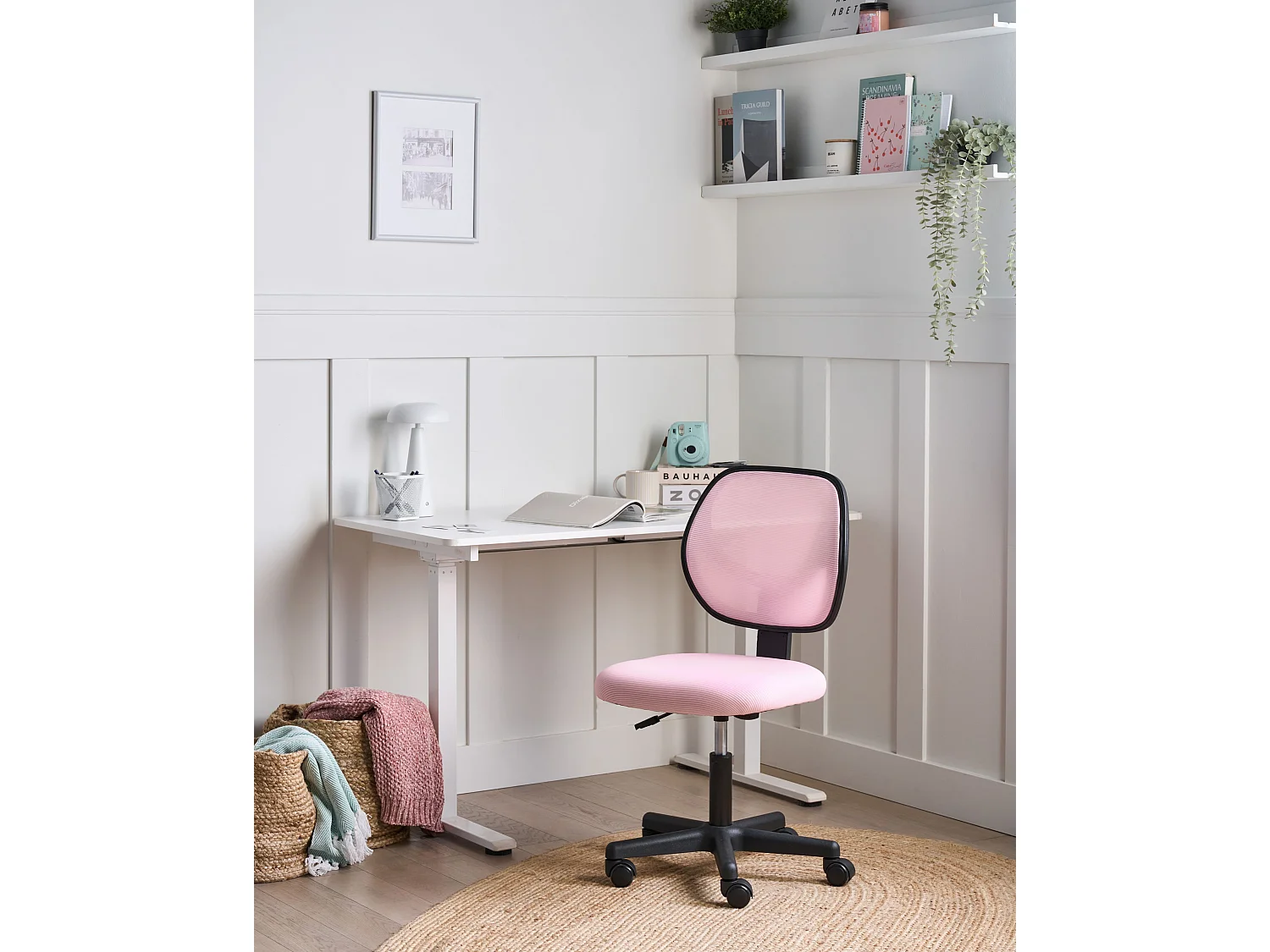 Chaise de bureau JOYFUL Rose pastel