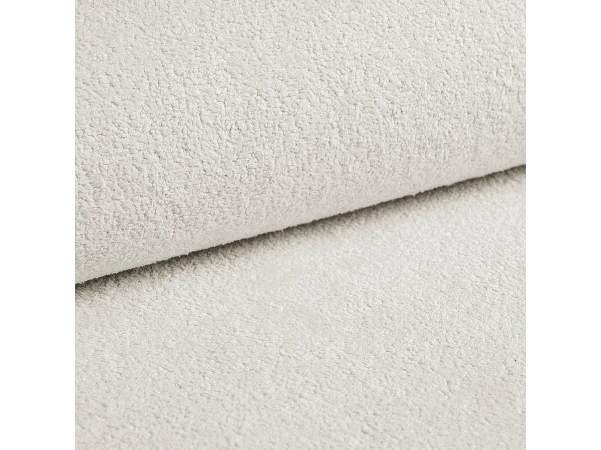 Lit tapissé CLOUD avec coffre de rangement pour la literie | 180x200 Crème