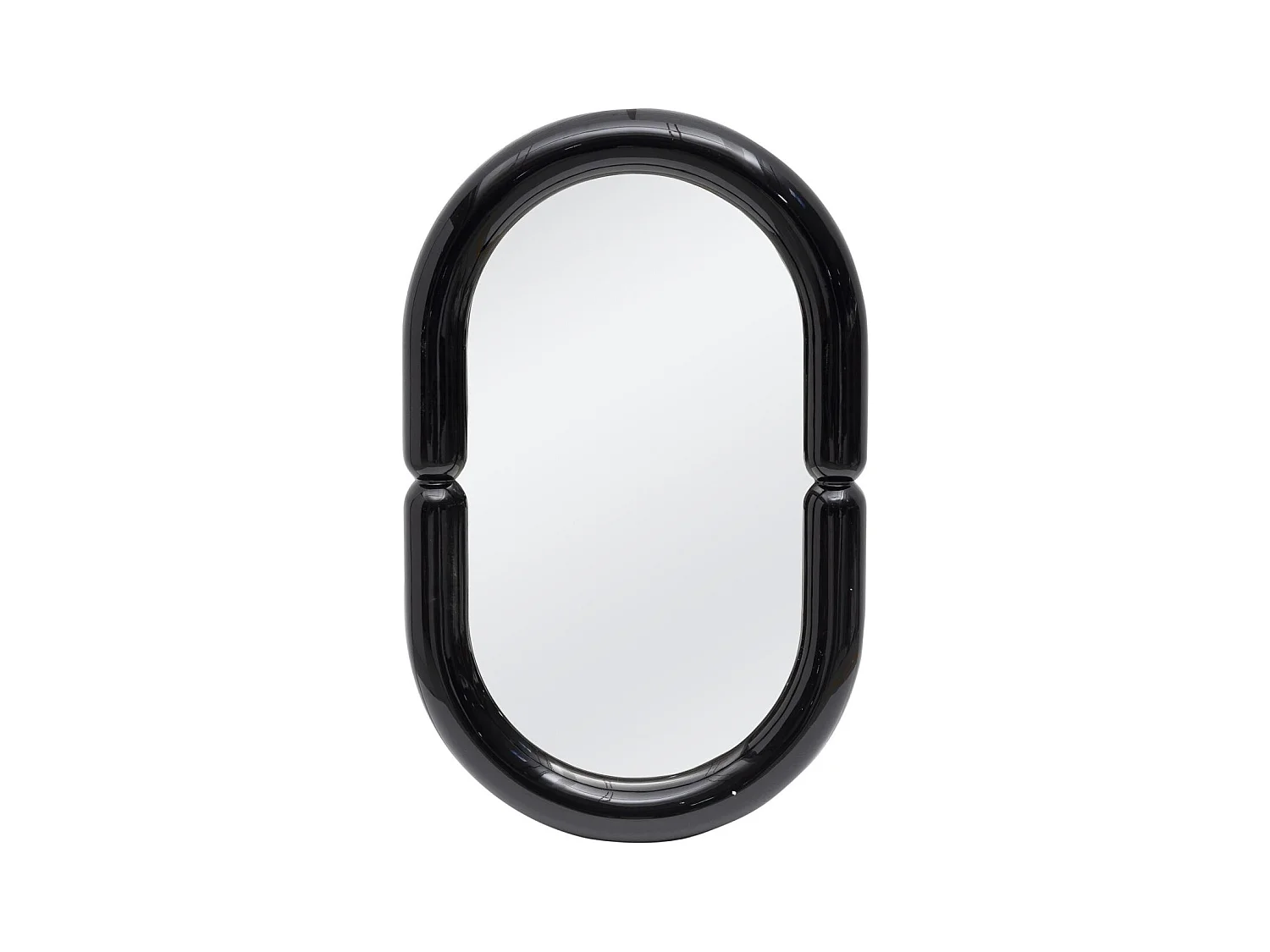 Spiegel Poster/PVC/Spiegelglas/Schwarz