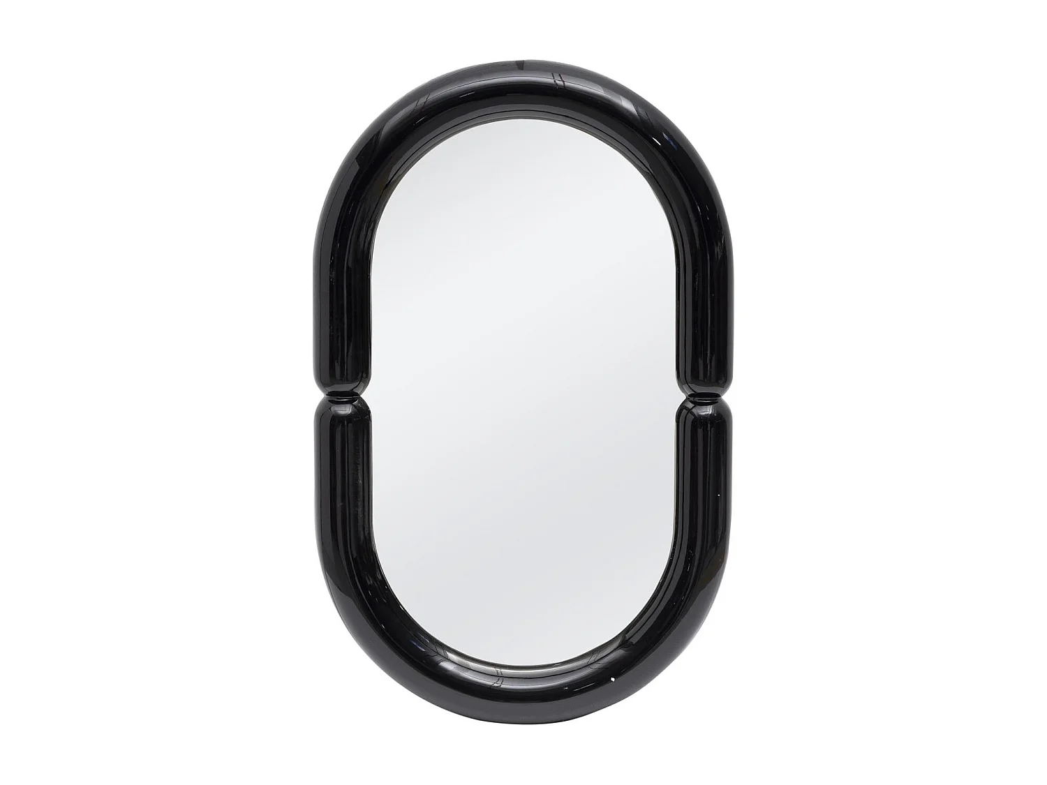 Spiegel Poster/PVC/Spiegelglas/Schwarz