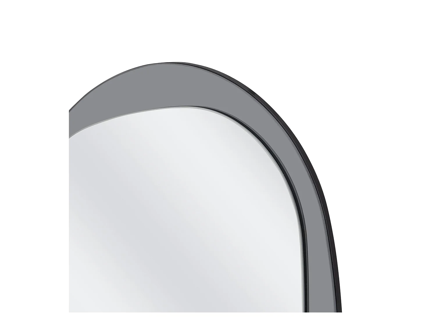 Specchio Plaza/MDF/Vetro a specchio/Grigio