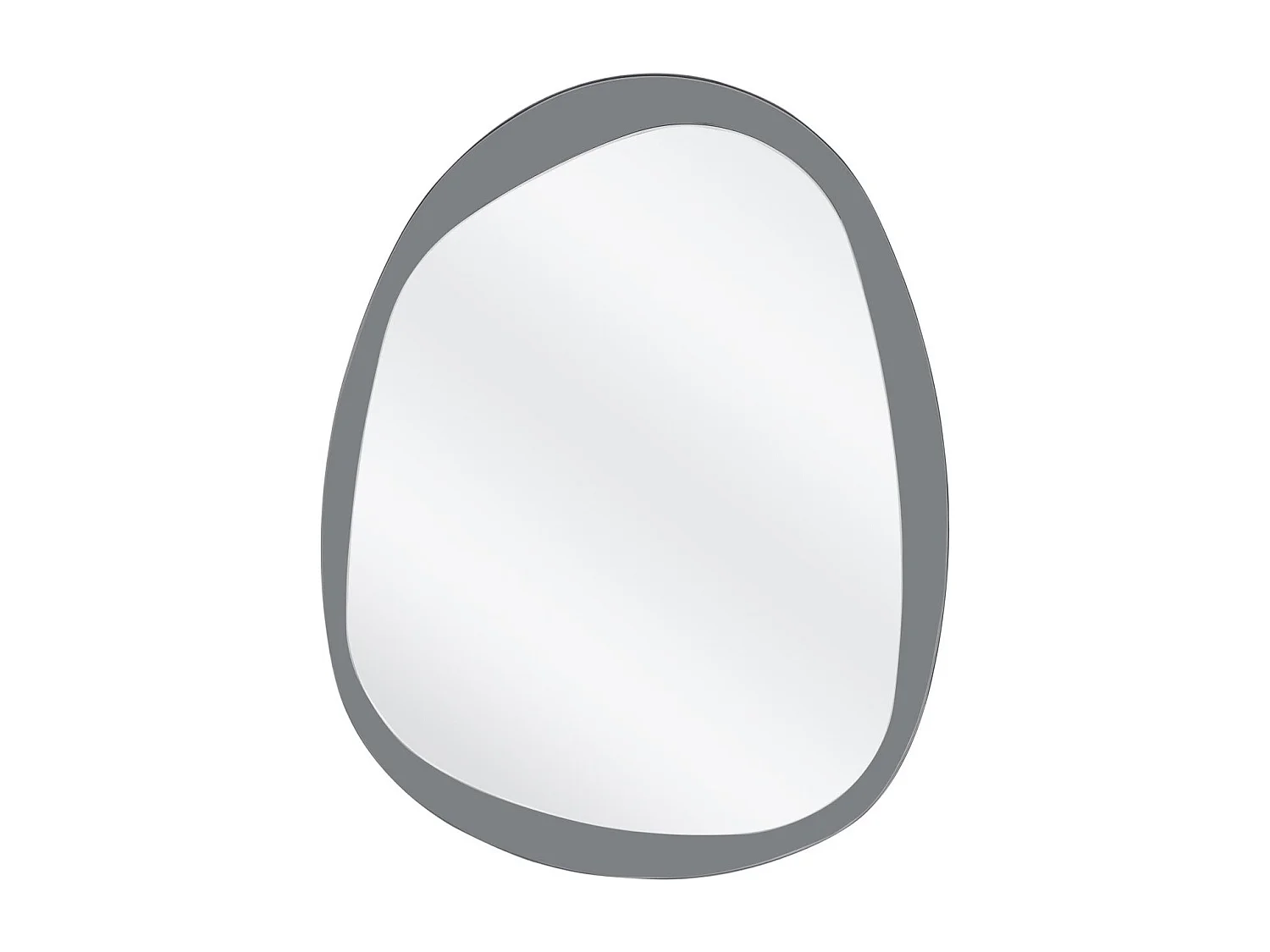 Specchio Plaza/MDF/Vetro a specchio/Grigio