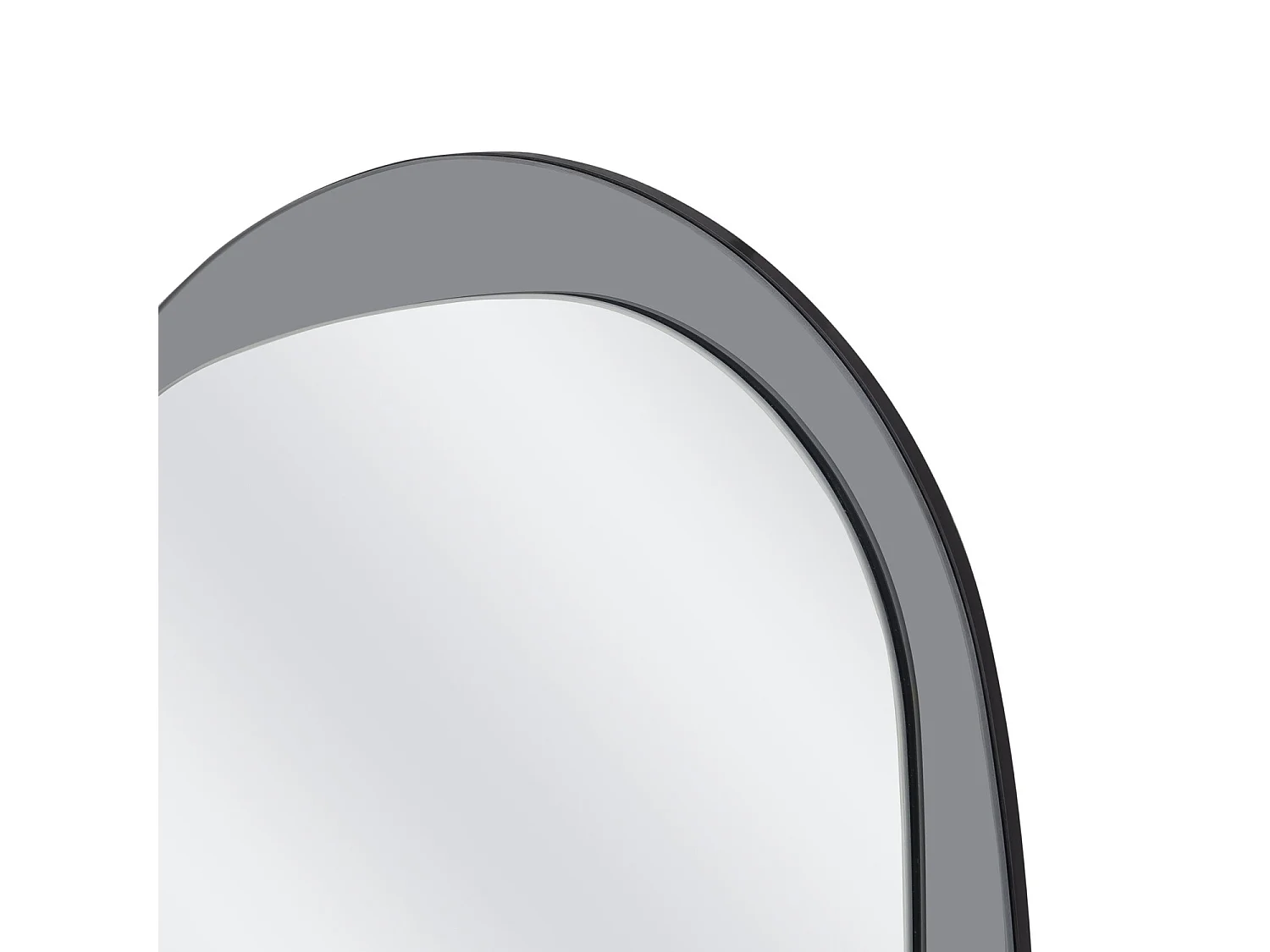 Specchio Plaza/MDF/Vetro a specchio/Grigio