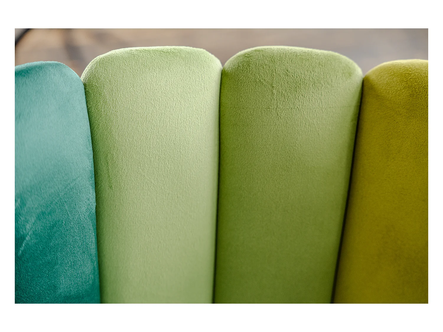 Chaise de salle à manger - Vert Velours - JADA