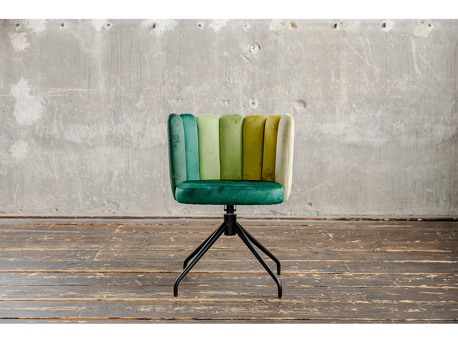 Esszimmerstuhl - Grün Velvet - JADA