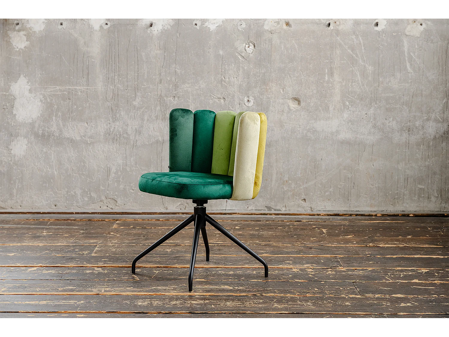 Esszimmerstuhl - Grün Velvet - JADA