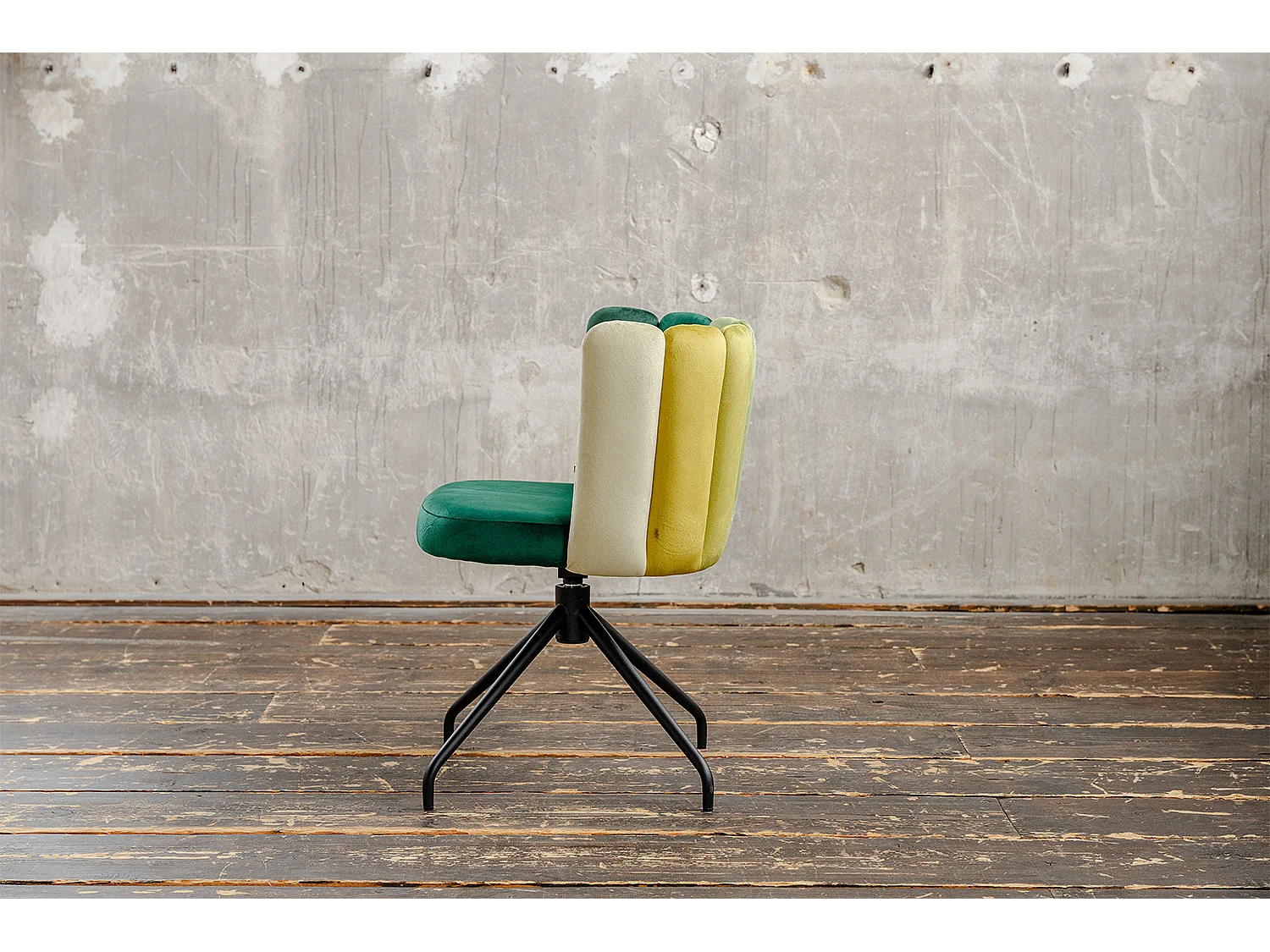 Esszimmerstuhl - Grün Velvet - JADA