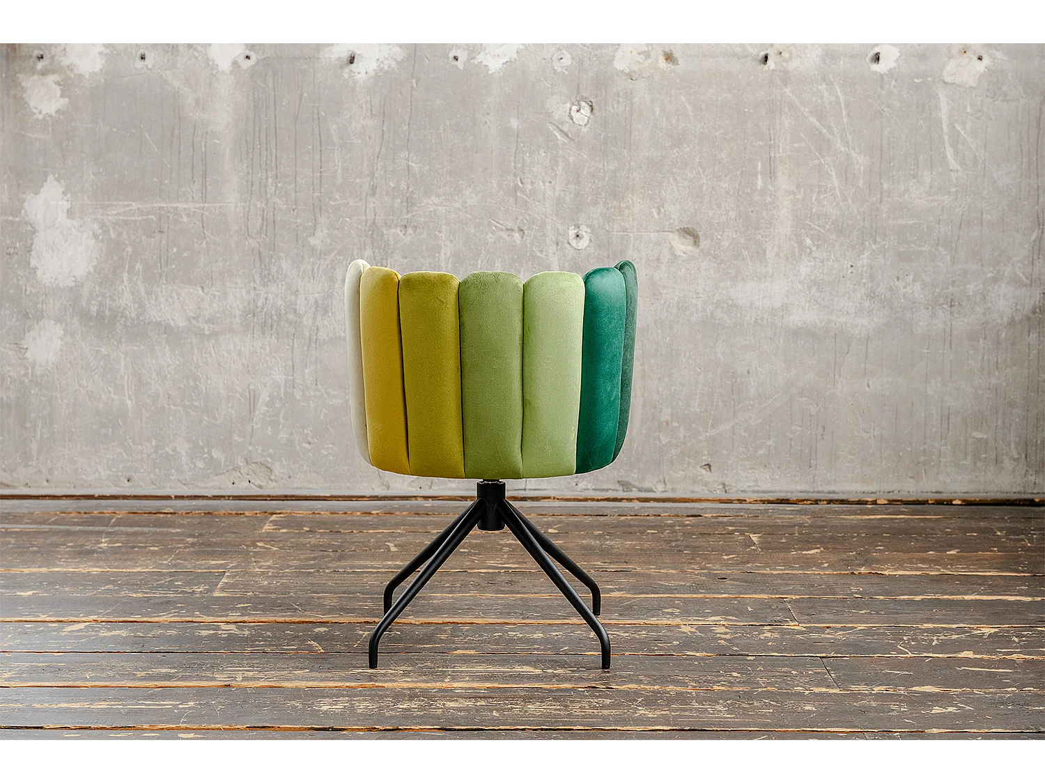 Esszimmerstuhl - Grün Velvet - JADA