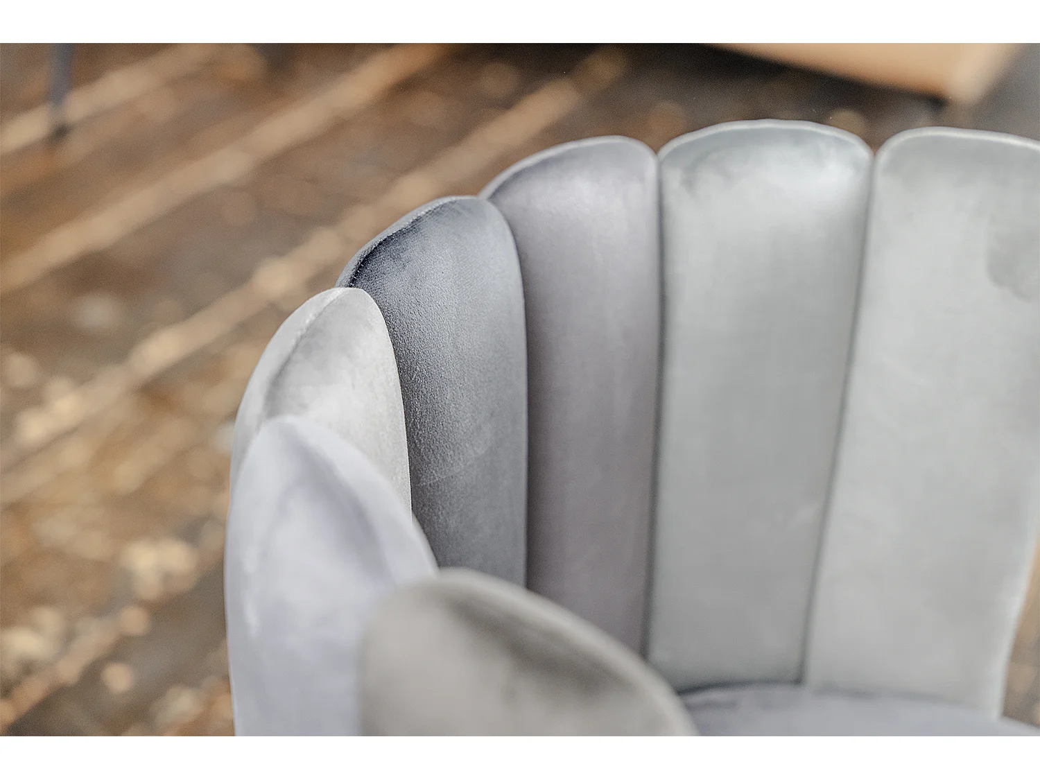 Chaise de salle à manger - Gris Velours - JADA