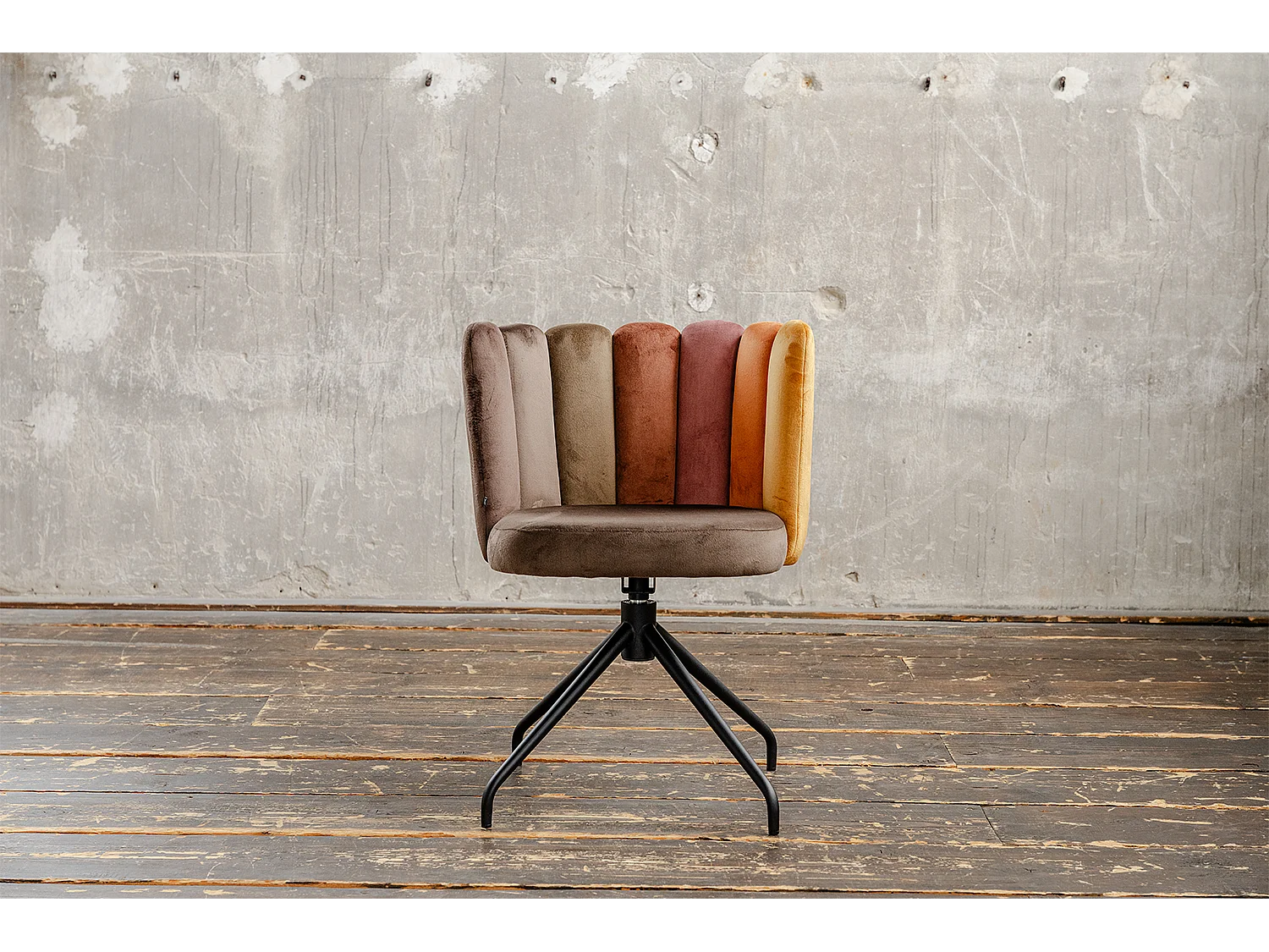 Esszimmerstuhl - Braun Velvet - JADA