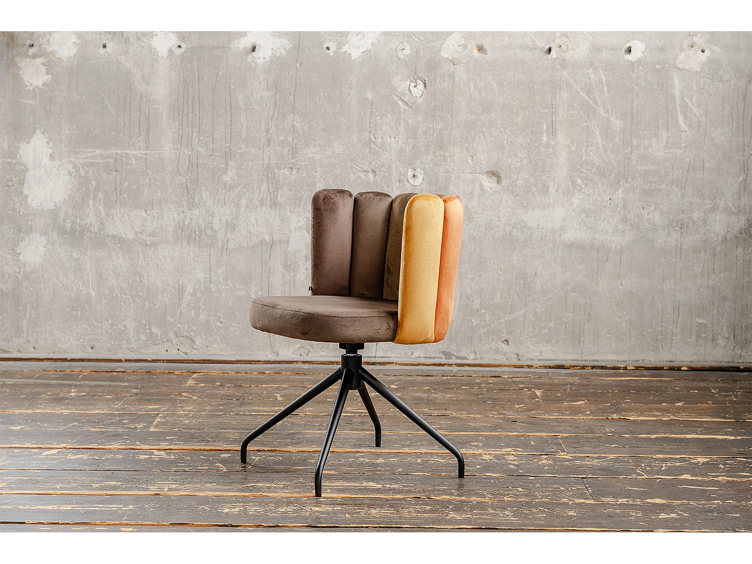 Esszimmerstuhl - Braun Velvet - JADA