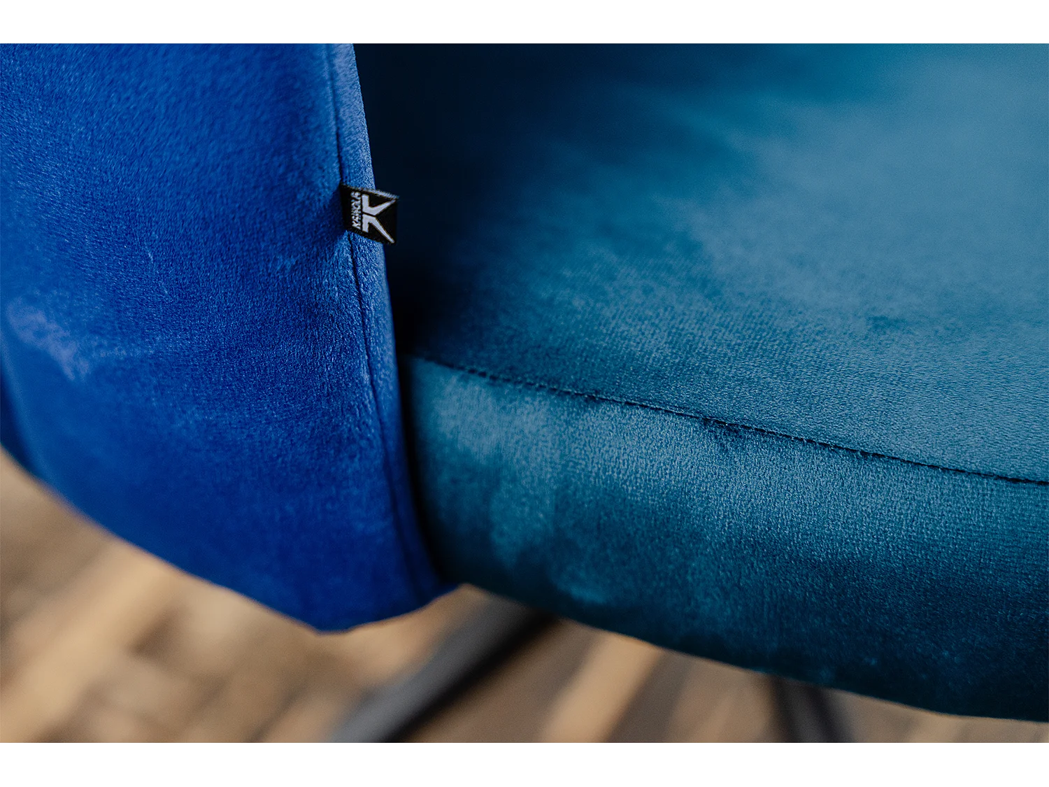 Esszimmerstuhl - Blau Velvet - JADA