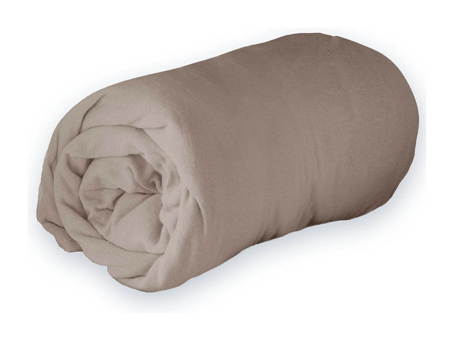 Drap Housse "Jersy" 140x190cm Sable