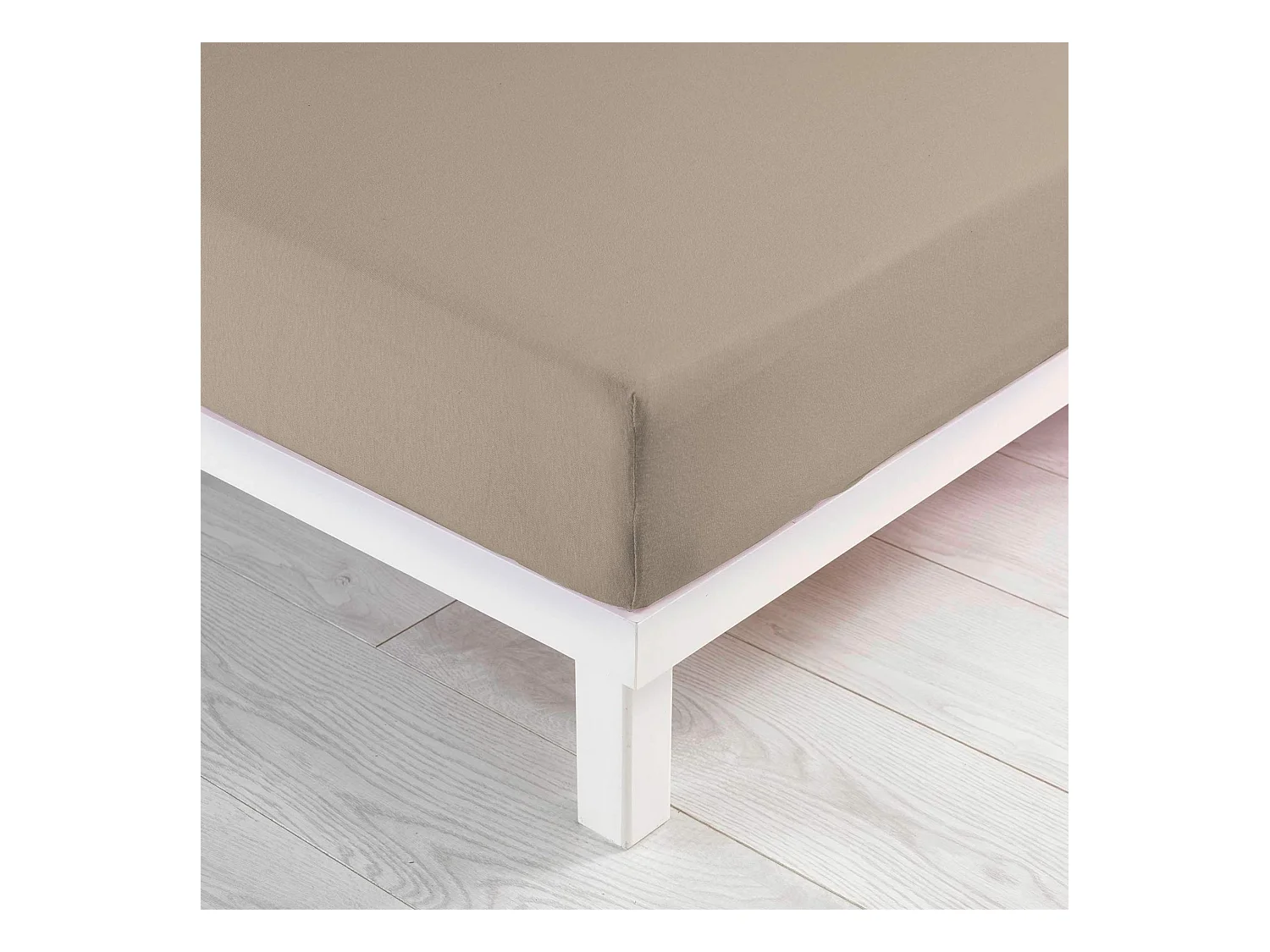 Drap Housse "Jersy" 90x190cm Sable