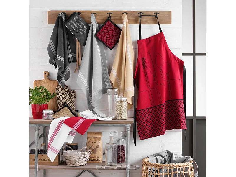 Gant & Manique Coton "Cuisiline" 28cm Anthracite