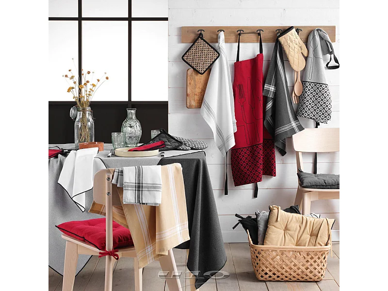 Gant & Manique Coton "Cuisiline" 28cm Anthracite