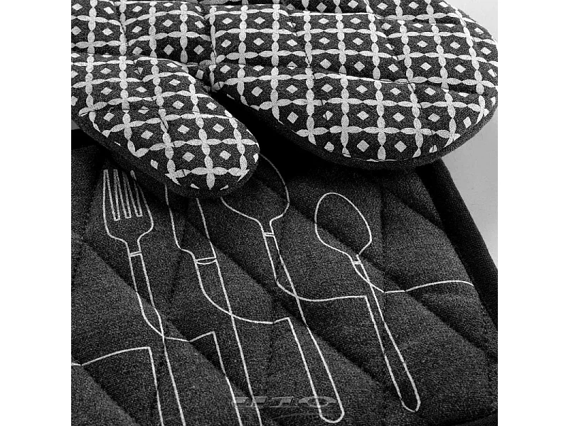 Gant & Manique Coton "Cuisiline" 28cm Anthracite