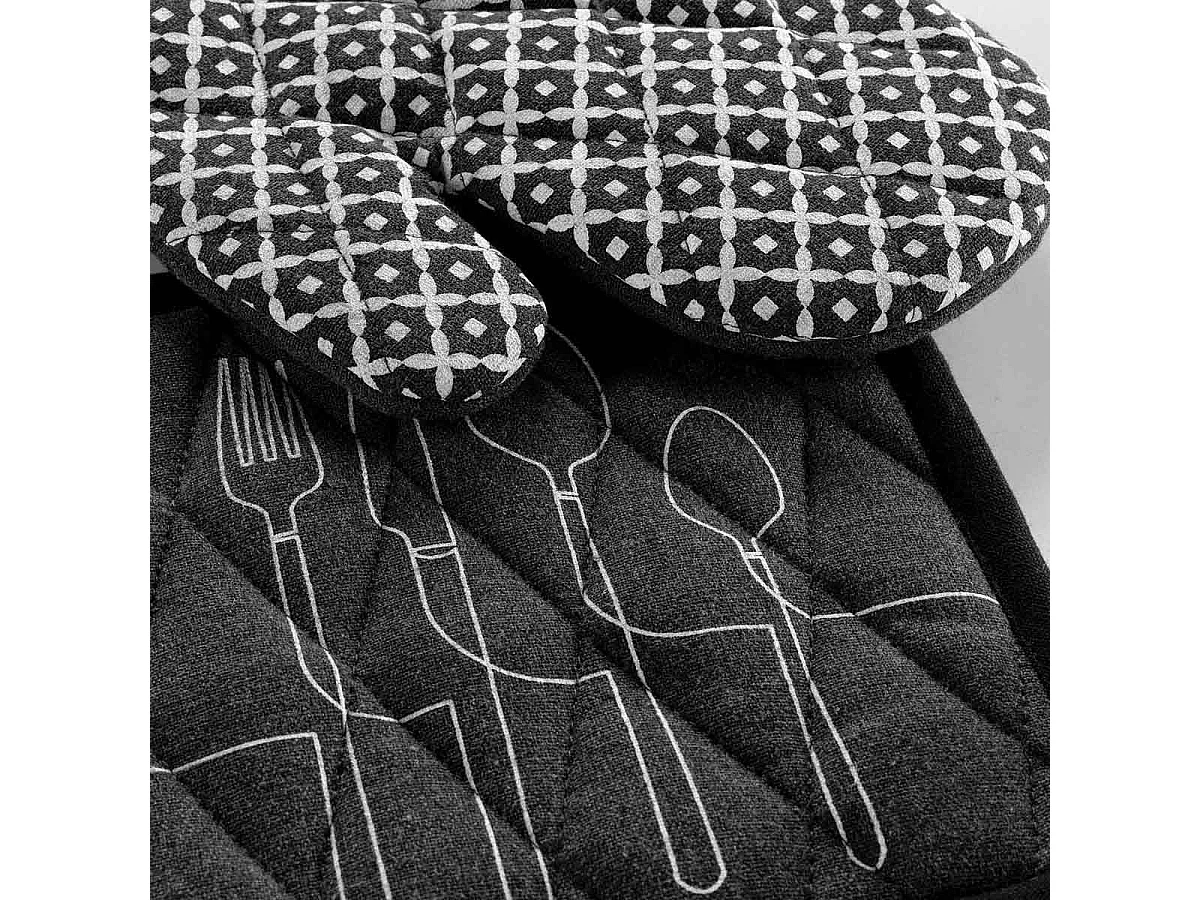 Gant & Manique Coton "Cuisiline" 28cm Anthracite