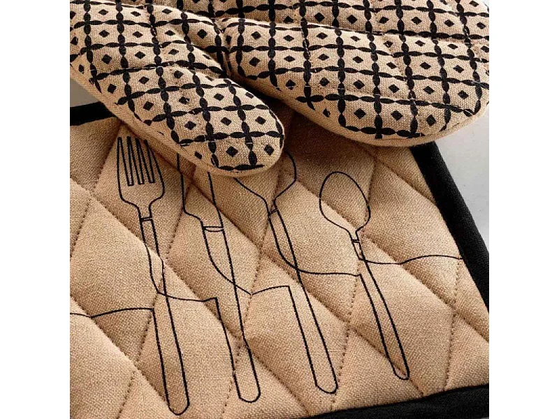 Gant & Manique Coton "Cuisiline" 28cm Beige