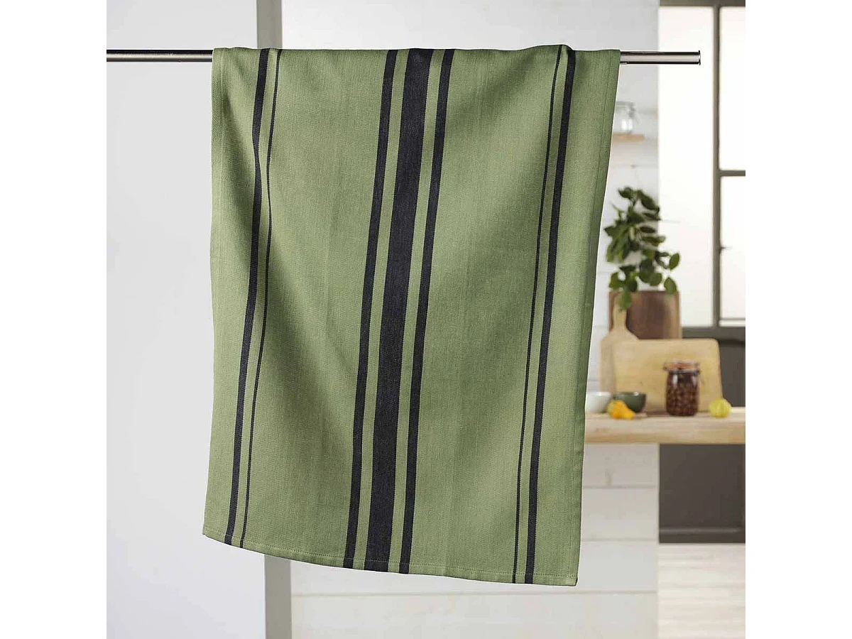 Geschirrtuch mit Streifen