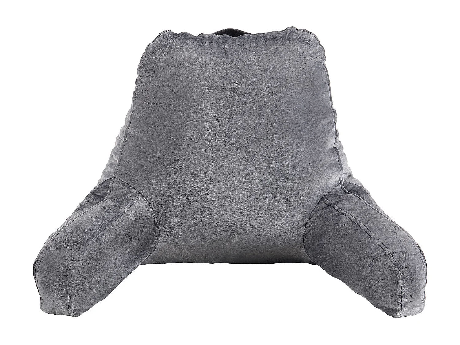 Travesseiro de Leitura SucceBuy em Espuma de Memória, Travesseiro de Apoio ,38.1 x 50.8 x 25.4 cm, com 3 Bolsos e Capa de Veludo Removível