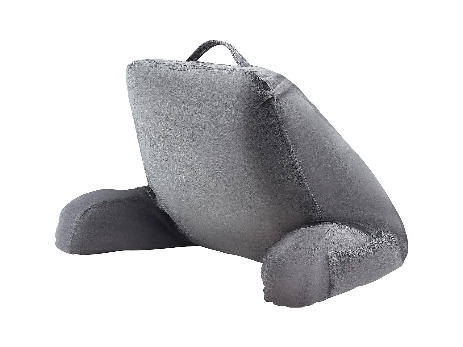 Coussin de Lecture SucceBuy Taille Standard, Oreiller en Mousse à Mémoire de Forme avec Tissu en Velours Doux Lavable, Équipé de 3 Poches Pratiques