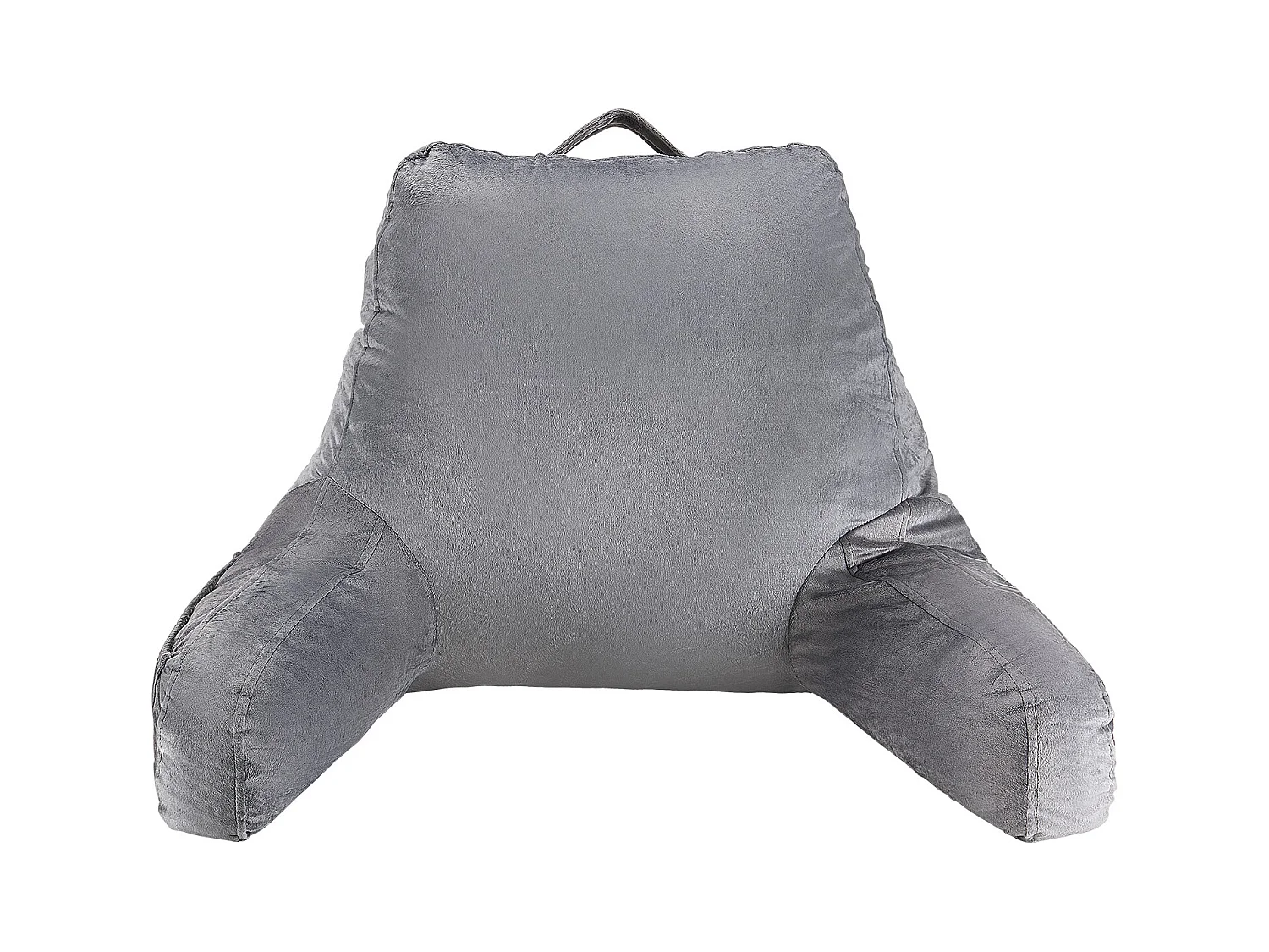 Coussin de Lecture SucceBuy Taille Standard, Oreiller en Mousse à Mémoire de Forme avec Tissu en Velours Doux Lavable, Équipé de 3 Poches Pratiques