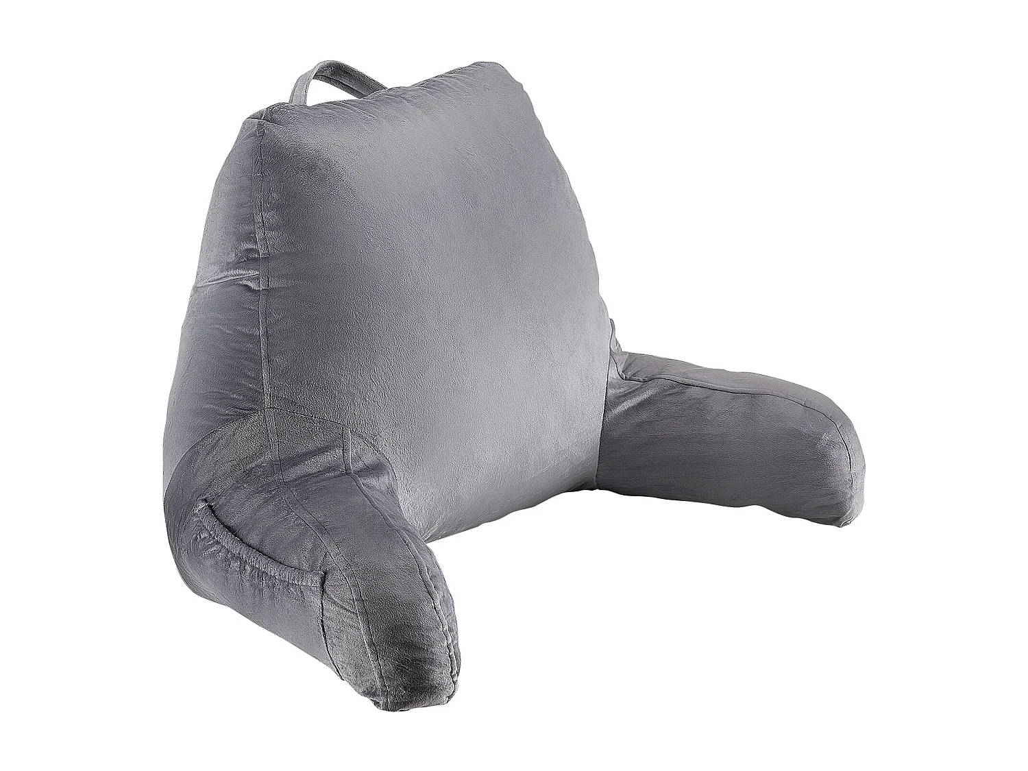 Coussin de Lecture SucceBuy Taille Standard, Oreiller en Mousse à Mémoire de Forme avec Tissu en Velours Doux Lavable, Équipé de 3 Poches Pratiques
