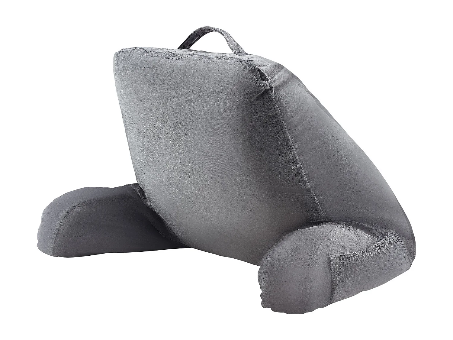 Coussin de Lecture SucceBuy Taille Standard, Oreiller en Mousse à Mémoire de Forme avec Tissu en Velours Doux Lavable, Équipé de 3 Poches Pratiques