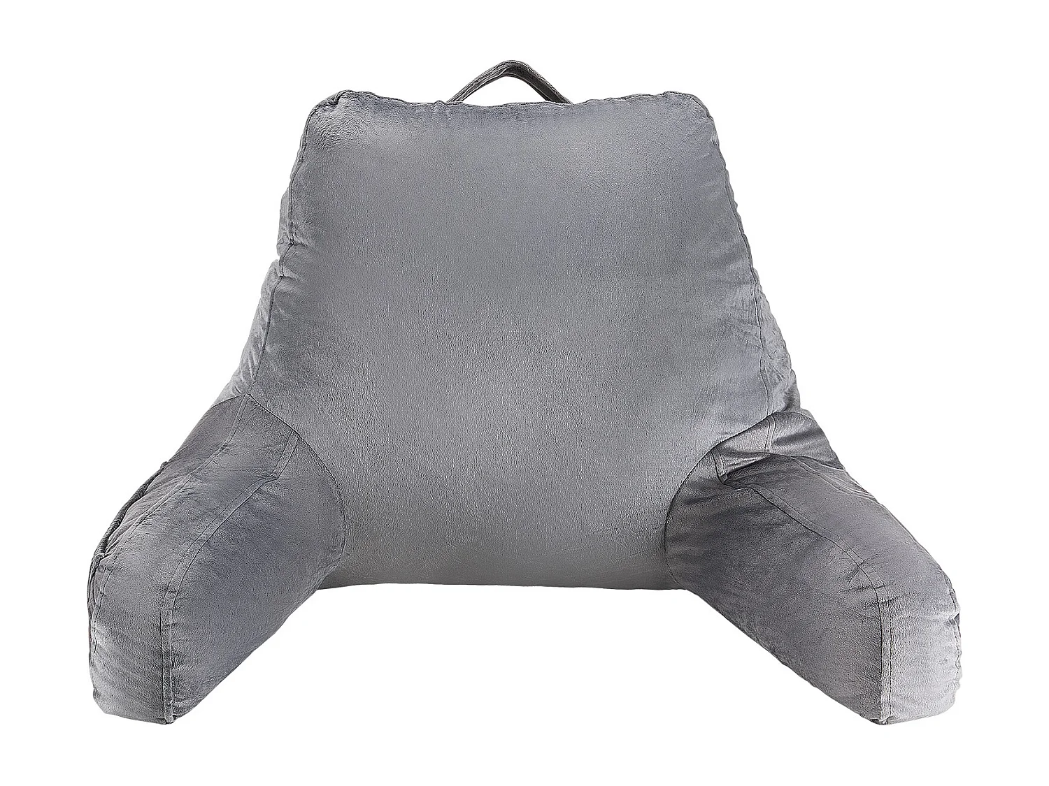 Coussin de Lecture SucceBuy Taille Standard, Oreiller en Mousse à Mémoire de Forme avec Tissu en Velours Doux Lavable, Équipé de 3 Poches Pratiques