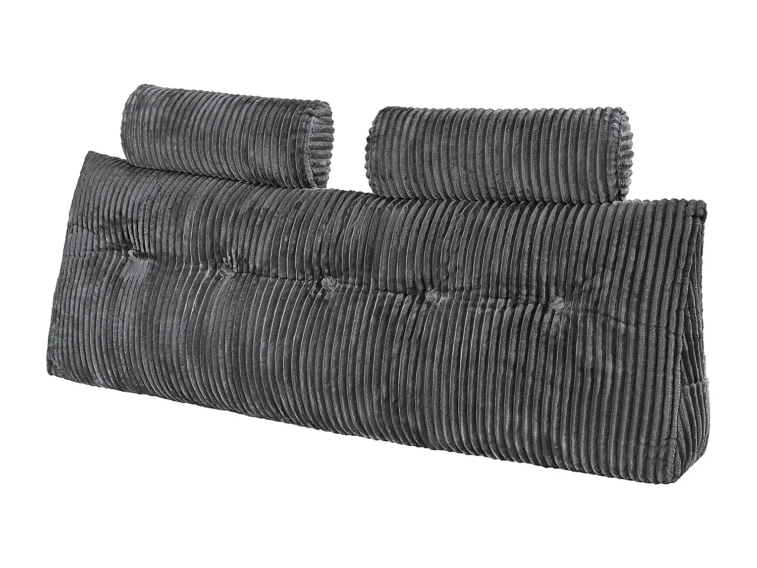 Cuscino di Lettura SucceBuy con Tasche Lateralmente e Appoggiatesta, Cuscino di Testa di Letto, Cuscino in Flanella Lavabile, Supporto Confortevole per Leggere