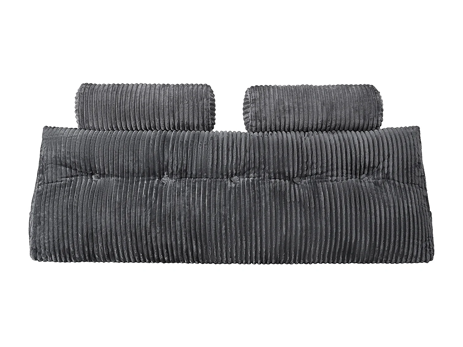 Travesseiro de Leitura SucceBuy com Bolsos Laterais e Apoios-Cabeça, Travesseiro de Cabeceira, Travesseiro em Flanela Lavável, Apoio Confortável para Ler