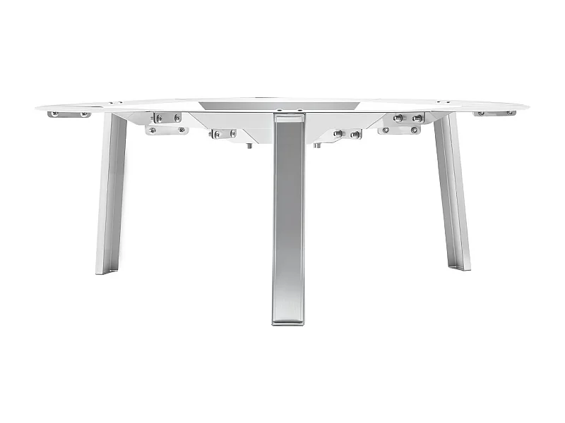 Wärmeverteiler SucceBuy für Grill, 68.5x25.4 cm Runde Schutz für Lagerfeuer aus Edelstahl 304, Abnehmbarer Brennerdeckel