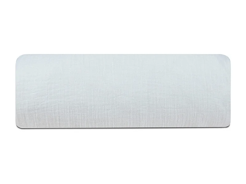 Drap-housse gaze de coton écrue 90x190 cm