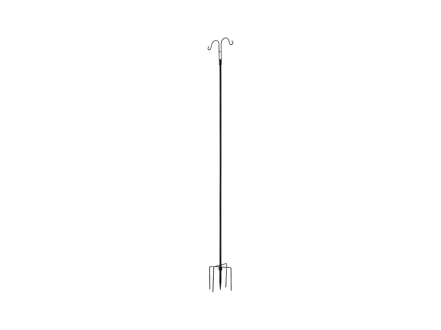 Crochets de Berger SucceBuy, Lot de 8, Crochets de Berger 234.5 cm, Crochet Double pour Lanterne de Jardin, Crochets de 1,9 cm D'Épaisseur