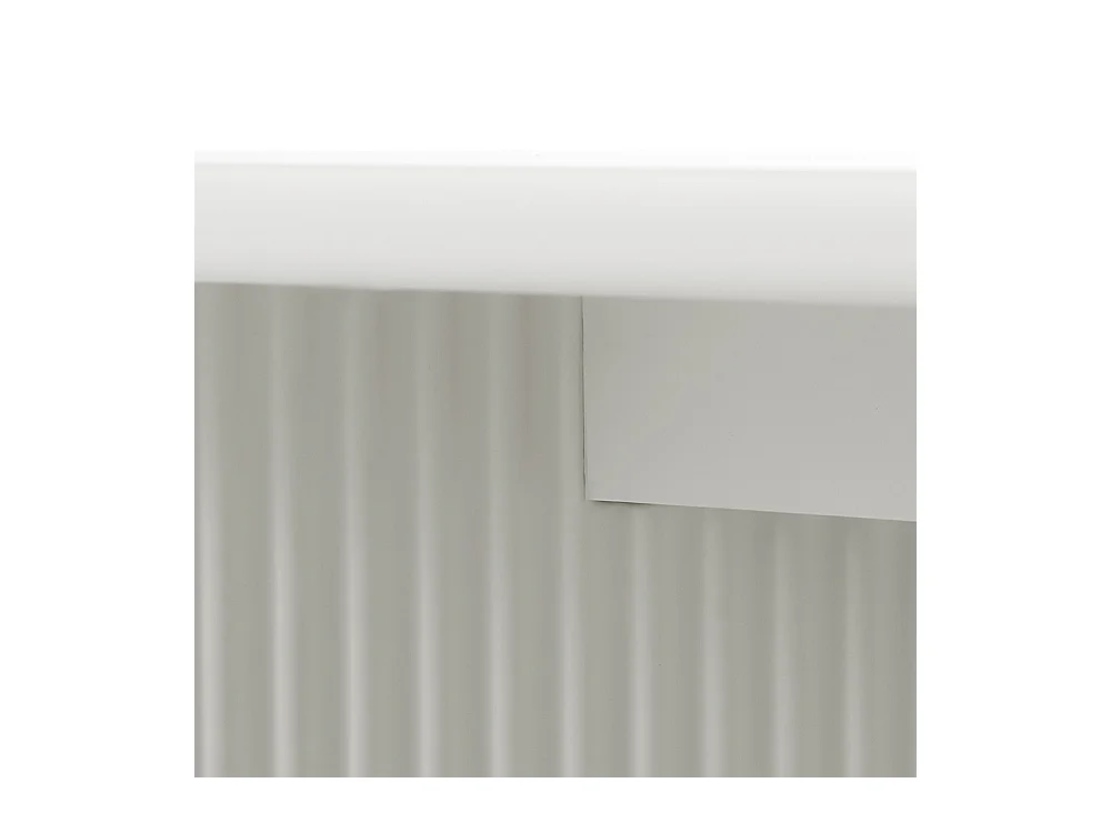 Table à manger 200 cm - Bois strié - MIRANO