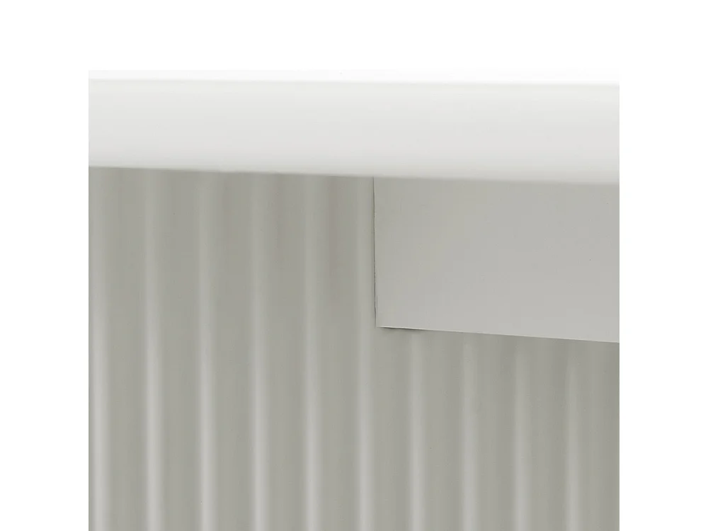 Table à manger 200 cm - Bois strié - MIRANO